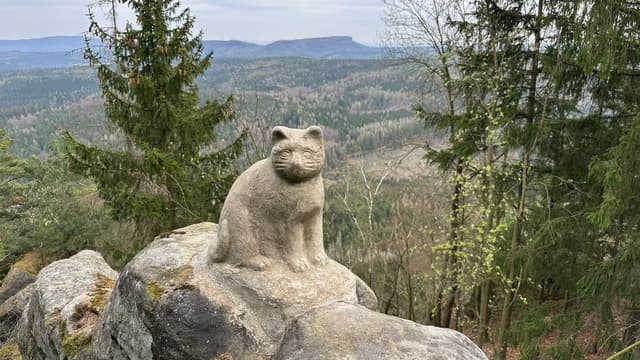 Titelbild zu „der Katzstein zum Abschied“
